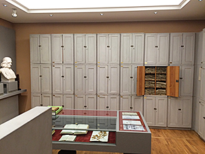 Thunberg's herbarium at the Museum of Evolution, Uppsala.